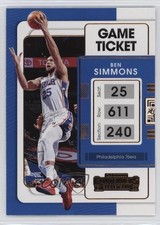 2021-22 Panini Contenders Game Ticket Bronze Ben Simmons #77 1hs9