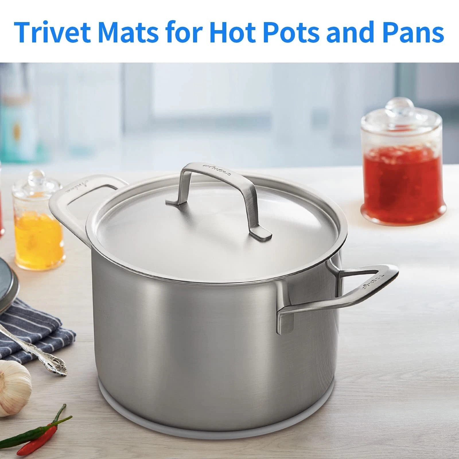 3pcs Trivets For Hot Dishes Trivet Hot Plate Holder For Pots And Pans Countertop