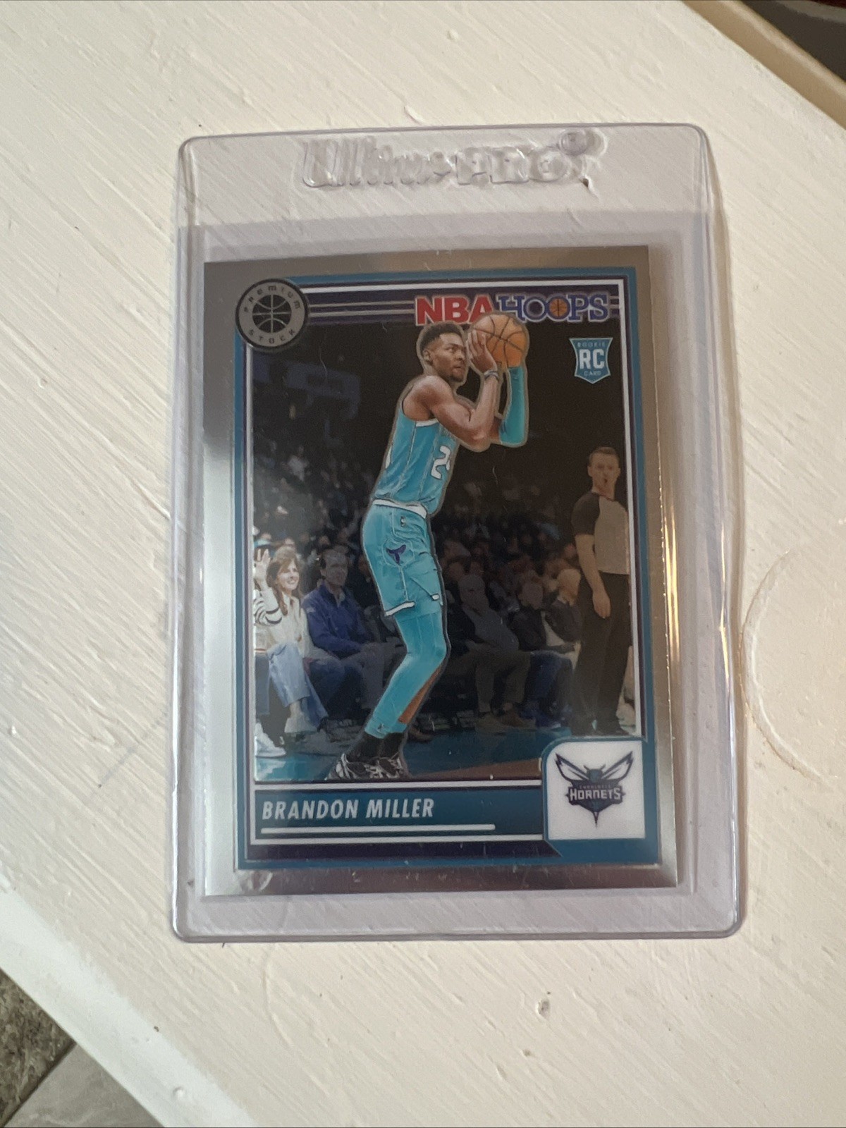 2023-24 Panini NBA Hoops Premium Stock - Brandon Miller #245 (RC)