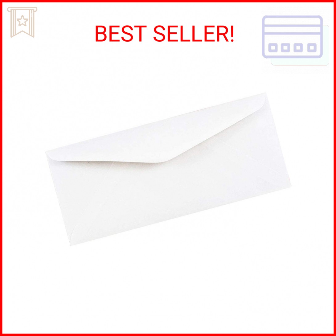 JAM PAPER #11 Business Commercial Envelopes - 4 1/2 x 10 3/8 - White - 50/Pack