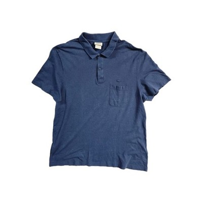 Lacoste Men s Polo Shirt 7 XL Blue Button Regural Fit