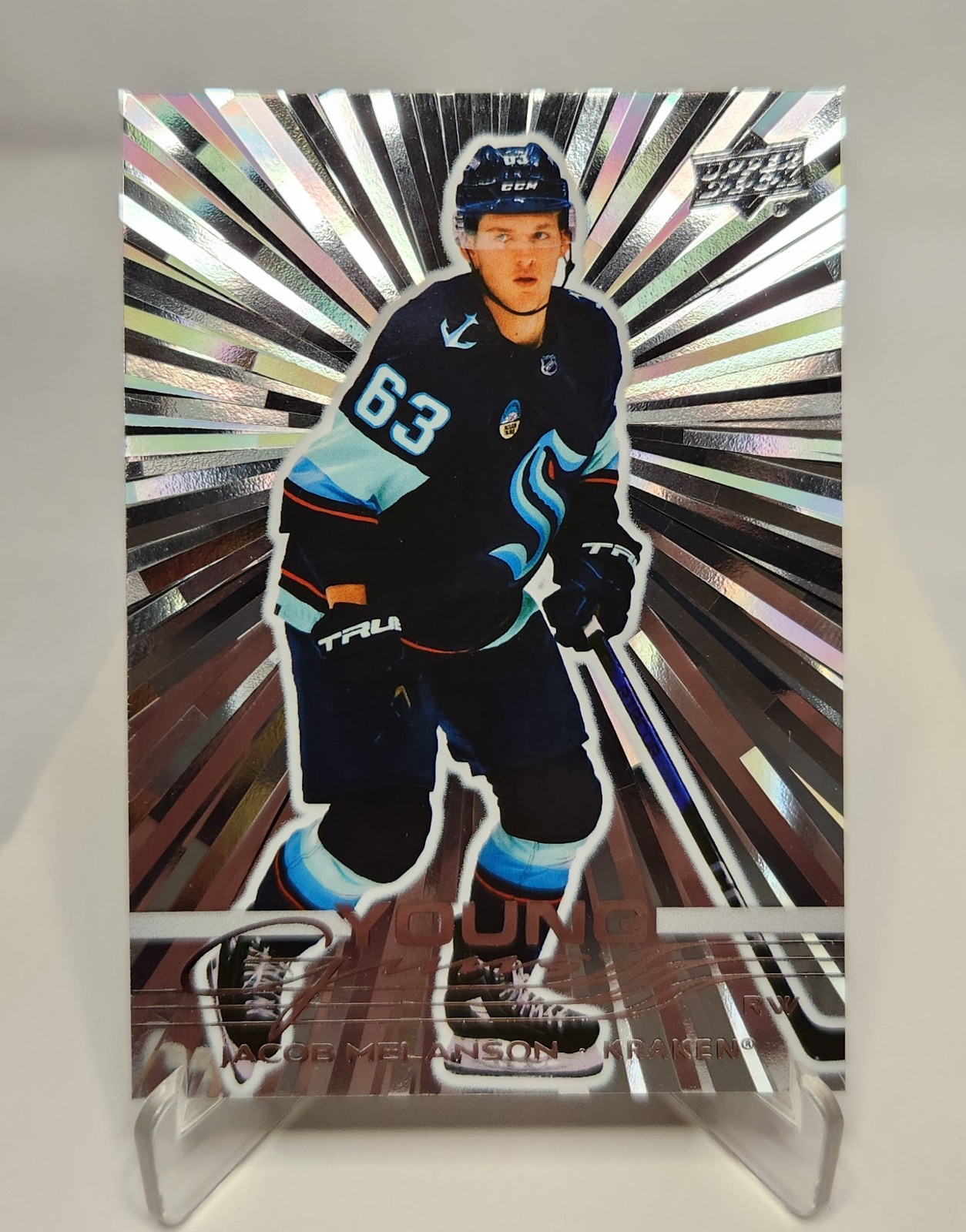 2025-26 Upper Deck Young Guns Outburst #230 Jacob Melanson RC Rookie - Seattle