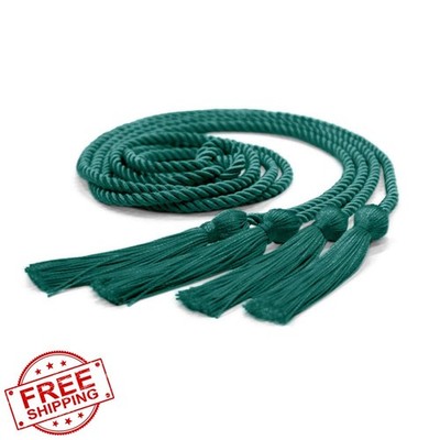 Graduation Double Honor Cord Emerald Green