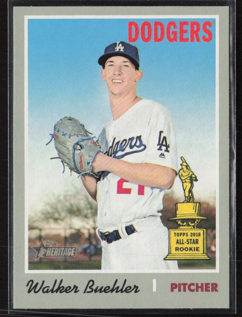 2019 Topps Heritage #427 Walker Buehler Short Print SP