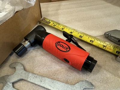 Sioux Tools 1/4'' Collet, Angle Handle, Angle Air Die Grinder 20,000 RPM