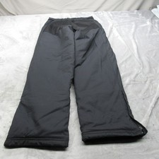 LL Bean Snow Pants Kid 14 Black Insulated Waterproof Cold Buster Snowboard 28x30