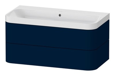 Duravit Happy D.2 Plus c-Shaped Komplett-Set wandhängend mit 2 Auszügen ohne...