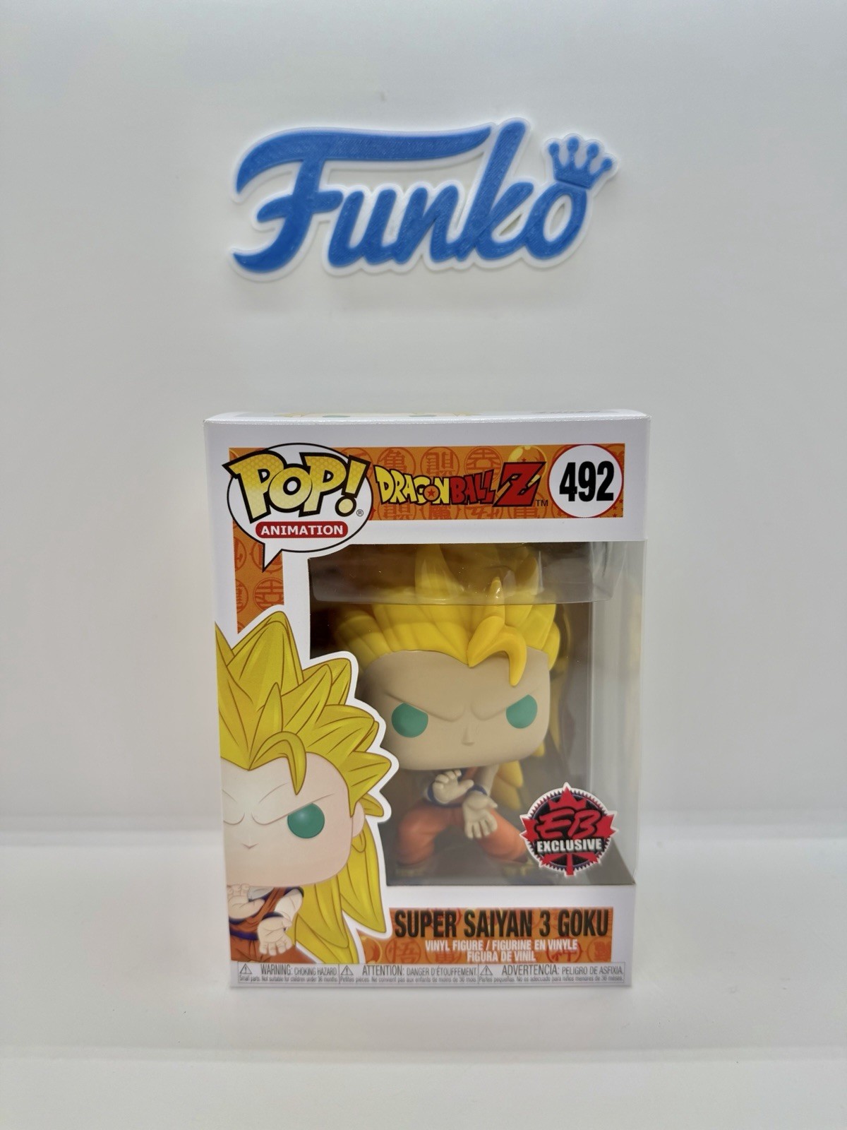 Funko Pop Dragon Ball Super Saiyan 3 Goku 492 GameStop