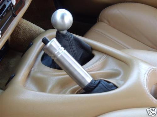 PASST ZU TVR CHIMERA SCHWARZ LEDER ZAHNRAD UND HANDBREMSMANSCHETTE MASSGESCHNEIDERT NEU HERGESTELLT IN UK - Bild 1 von 3