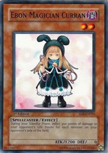 Ebon Magician Curran - SD6-EN015 - Common - 1st Edition x3 - Moderately Played