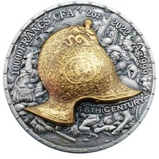TO PROTECT HISTORY OF WAR SERIES  2022 2 oz Pure Silver Gold Plated Coin CHAD