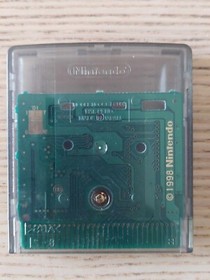 Nintendo Game Boy Color Clear Purple /W Game & Carry Case Good Condition Tested