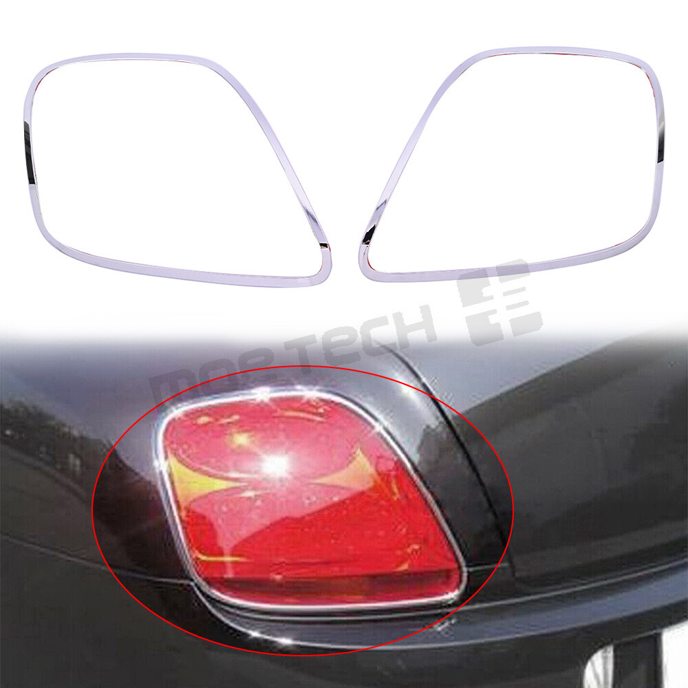 For Bentley Continental GT GTC SPEED 2003-2011 Rear Chrome Light Trims US STOCK