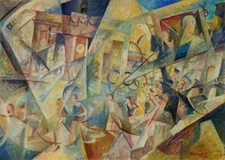 The Berlin Olympics 1936 – Antonio Marasco Futurist Cubist Rhythm Italian Print