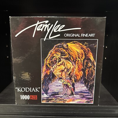 #ad Terry Lee Fine Art Puzzle Kodiak 1000 Piece Puzzle $20.00