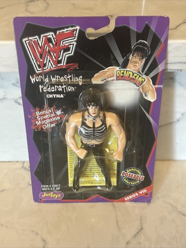 Vintage WWF WWE Justoys Bend-Ems CHYNA Series VIII...
