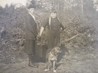 VIntage Large Cabinet Card-Dog-Gun-Boys — photo 3