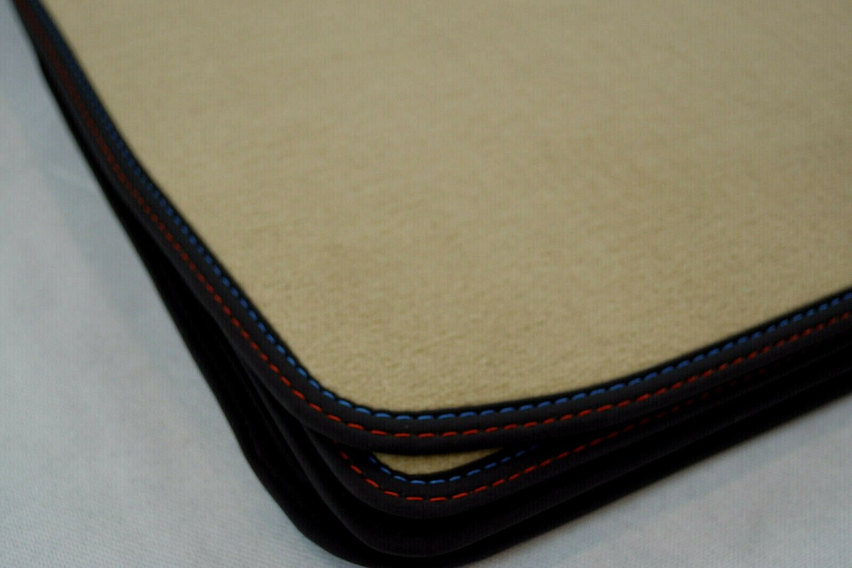 Lengenfelder Velour Floor Mats For BMW E24 6-Series (628, 630, 635) – Anthracite, Sport Stitching-1209788