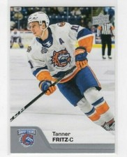 Tanner Fritz 20-21 Upper Deck AHL Hockey Base #87 Bridgeport Sound Tigers