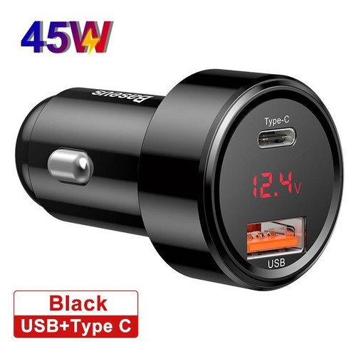 Baseus 65W USB Typ C Auto Ladegerät QC4.0 Schnell Ladeadapter Zigarettenanzünder - Bild 17 von 23