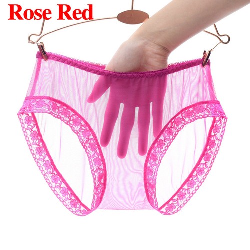 Women See Through Mesh Underwear Sexy Lace Panties Lingerie Transparent Knickers - Picture 29 of 35