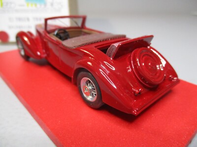 Citroën Traction 7C Faux Cabriolet 1937 Rouge Foncé 1/43