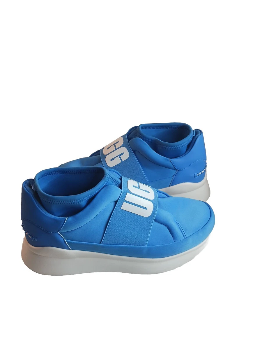 UGG Australia Womens Neutra Sz 7.5 Sneaker Slip On Neon Blue