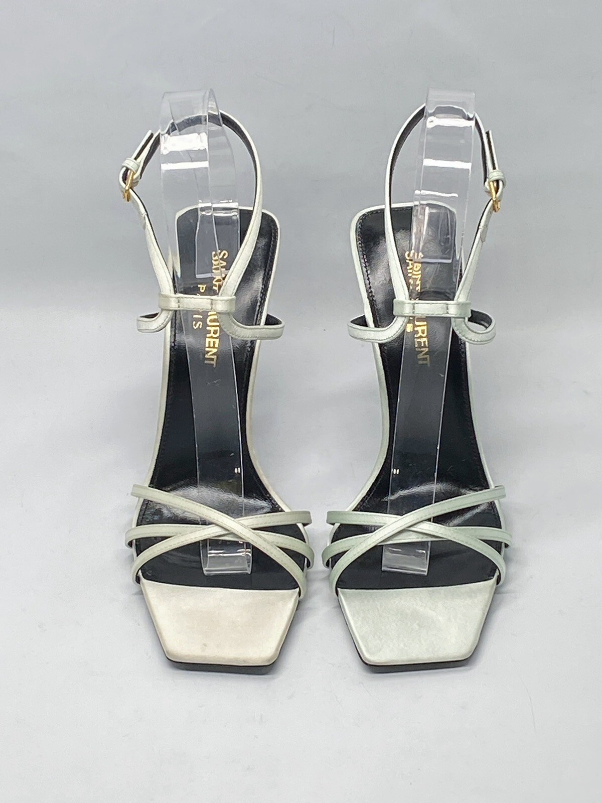 Sandali tacco alto Saint Laurent Nuit 105 mm taglia 36 5