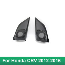 Pair Car Door Tweeters Speakers Cover Panel Kit For Honda Crv Cr-v 2012-2016