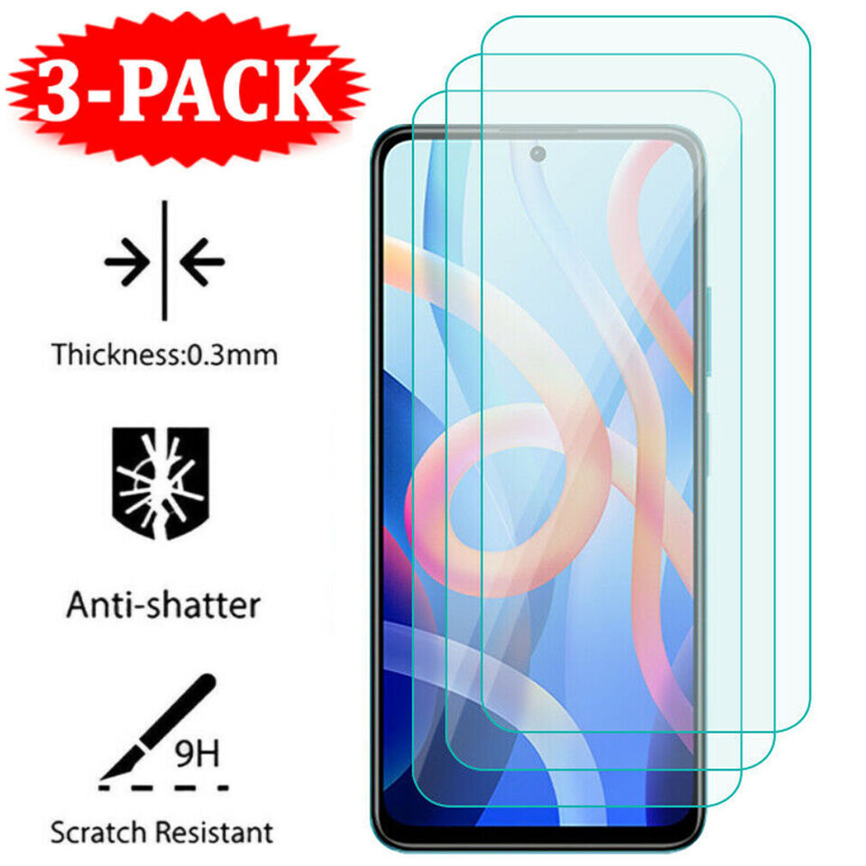 For Xiaomi Redmi Note 11 10 9S 9 9T 8 8T 7 Pro Tempered Glass Screen Protector