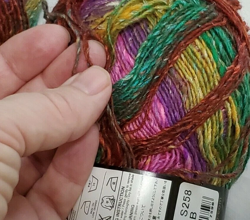 Lot of 3 Skeins Noro Garden Silk Sock Knitting Yarn S258 Lot B 100g 300m Each - Image 4 of 4