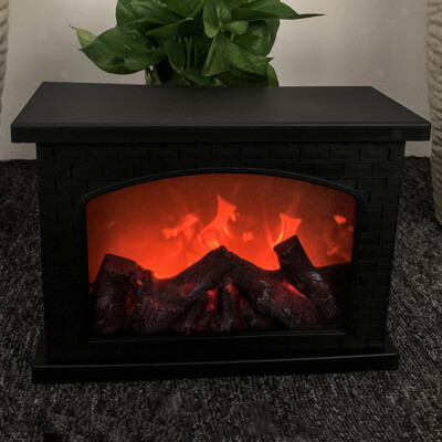Kreativer Kamin Faux Flammeneffekt Innenhof Schlafzimmer Terrasse  Weihnachten | eBay