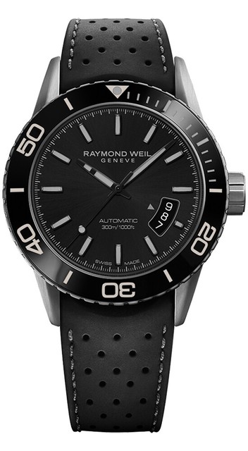 Raymond Weil libero professionista Orologio Uomo automatico gomma Nera  Cinturino | Acquisti Online su eBay