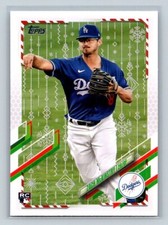 2021 Topps Holiday Metallic Rookie Card RC #HW42 Zach McKinstry LA Dodgers. rookie card picture