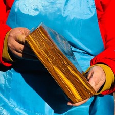 7.72LB Natural Madagascar Tiger's-Eye Raw Stone Rock Specimen Mineral Healing