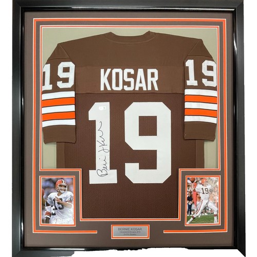 BERNIE KOSAR #19 CLEVELAND BROWNS MITCHELL & NESS NAME AND NUMBER