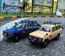 Kyosho 1:18 Toyota Land Cruiser LC60 fifth gen Diecast model Car Gift Blue/Beige