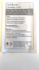 Universal Card Reader Cleaning Card Box Of 50 Chip ATM Slide Sealed