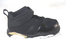 TODDLER JORDAN FLIGHT CLUB '91 BT 555330-031 BLACK/METALLIC GOLD-WHITE CASUAL