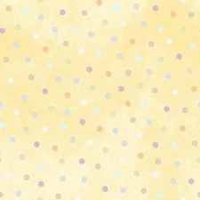 Little Chicks Flannel By Maywood Studio - Yellow Multi Dots  #10565-S