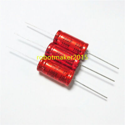 Audiophiler Axial HIFI Crossover Audio Kondensator Capacitor100V 1.5uF-470uF
