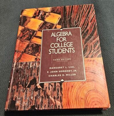 Algebra For College Students Third Edition By E. John Hornsby