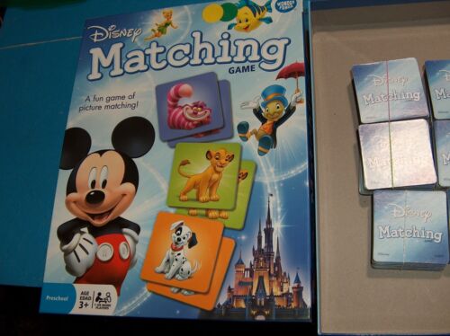 Disney Characters Matching Game 72 Cards Memory Game VGUC Complete - Picture 2 of 4
