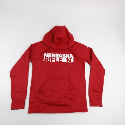 Nebraska Cornhuskers adidas Climawarm Sweatshirt Women's Red/Heather New