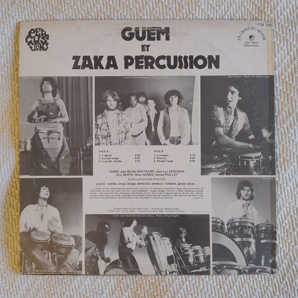 Guem et Zaka Percussion, Vinyl LP Excellent Condition | eBay UK