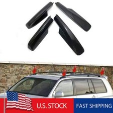 4pcs Black Roof Rack Rails End Cover Replacement For Highlander Xu20 2001-07 Us 4pcs Black Roof Rack Rails End Cover Replacement For Highlander Xu20 2001-07 Us