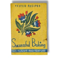 Vintage 1937 Arm & Hammer Cow Brand Baking Soda Cookbook Successful Baking 