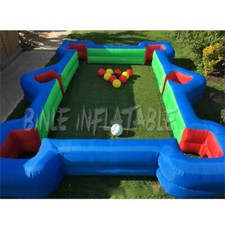 Hot Interactive Games Inflatable Table Soccer Inflatable Snooker Pool with golf