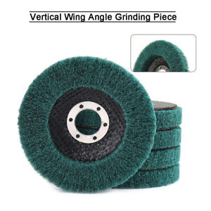 4-1/2'' Nylon Fiber Flap Polishing Grinding Wheel Buffing Pad For Angle Grinder