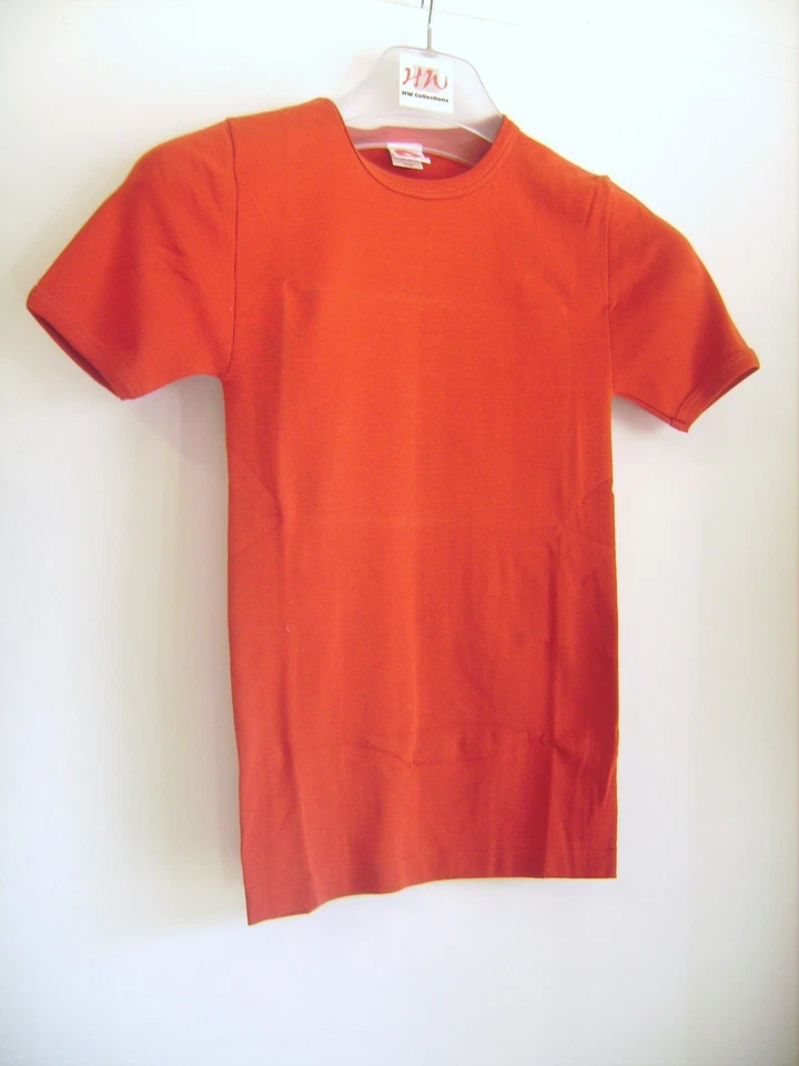 Tee-shirt Polichinelle Boutique brique uni T 1 en 100 % coton neuf emballé - Photo 1/1